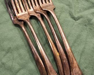 Universal Silverplated Serving Forks