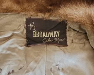 The Broadway Southern California Mink Stole