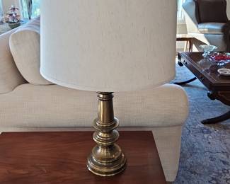 Vintage Stiffel Brass Baluster Table Lamp