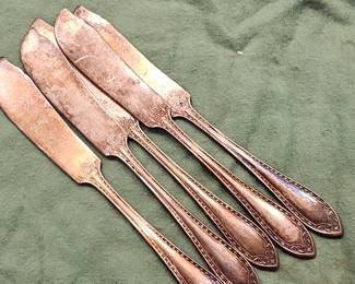 Community Plate Silver Butter Knives Set