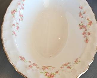 Pope Gosser China Florence Pattern Serving Bowl