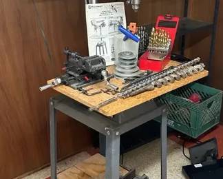 Rockwell Drill Press With Vice Clamps  Accessories