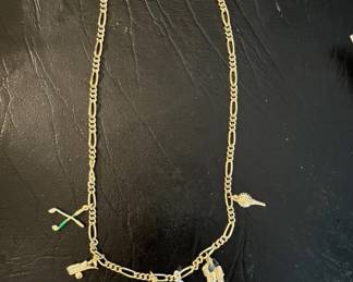 Dotty Smith Golf Charm Necklace $10.00