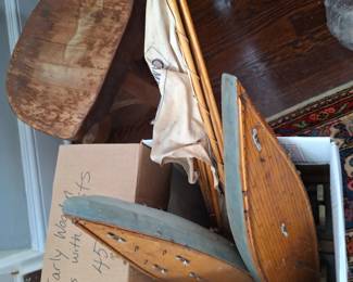 Early wooden ships with Masts