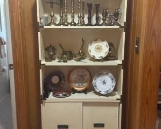 Assorted Brass and Copper Decorative Accessories