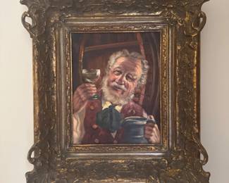 Unknown Origin Oil Painting wOrnate Frame