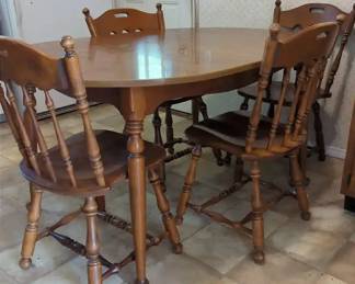 Ethan Allen Chairs And Table