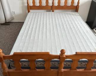 Queen Bed with Box Spring