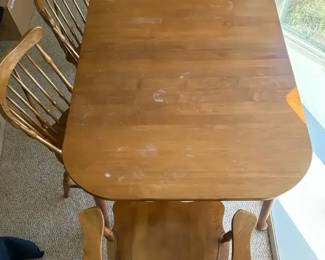 Dining Table and Windsor Chairs