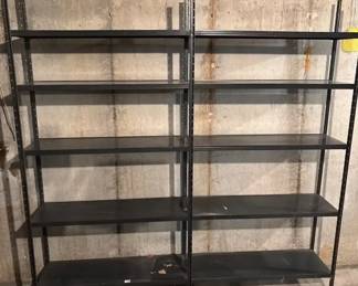 Ten Shelf Metal Unit