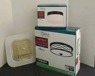 Patriot Lighting Flush Mounts Retro Light Cover for Ceiling Bulb