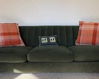  01 Velvet Green Sofa