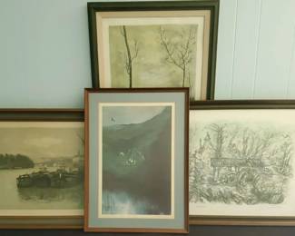 Watercolor  Pencil Prints