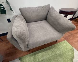 New Grey Upholstered Chair