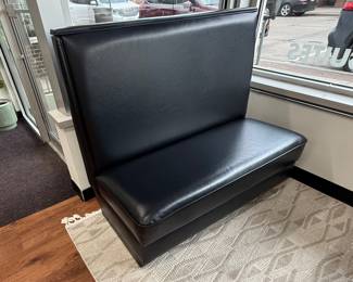 Pair of Black Booths 