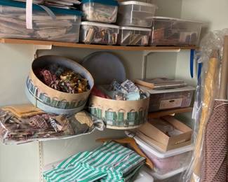 Sewing Fabrics, Trims, Vintage Sewing Patterns And More