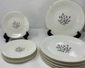 Wedgewood  Pink Hope  Dinner Plates  Dessert Plates
