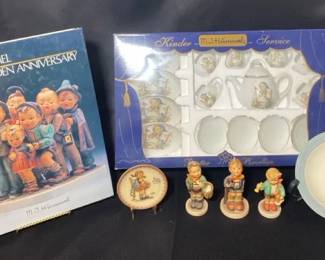 M.J. Hummel Kinder Service Miniature Tea Set, The Golden Anniversary Album And More