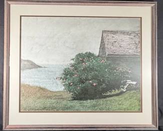 Jamie Wyeth  Island Roses Photolithographic Print