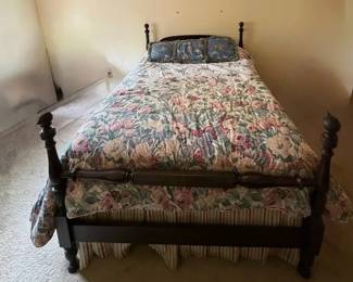 Full Size, Bed And Bed Frame With Bed Bedding