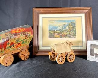 Wild West Covered Wagon Collection Wagon Light, Print And More