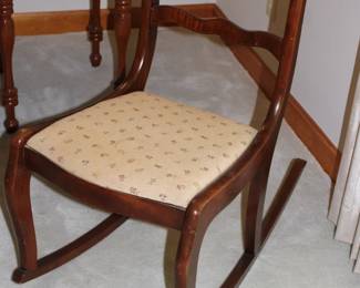 Rose Back Rocker