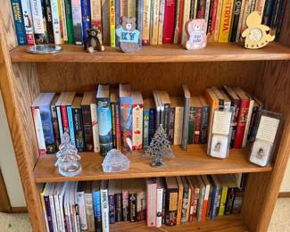 Assorted Bookshelf Contents