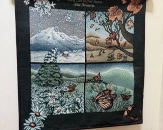 Four Seasons Tapestry Wall Hanging