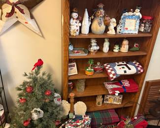 Vintage Christmas Decorations Assortment with Springbok Puzzle