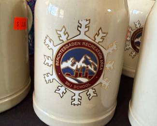 Berchtesgaden Recreation Area Ski School Ceramic Stein