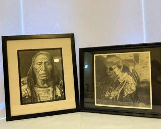 Native American Pencil Drawings
