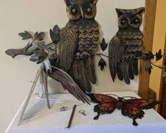 MetalGlass Suncatchers Decorative Hanging