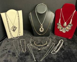 Silvertone Costume Jewelry