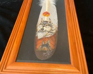 Feather Artwork by Lorenzo Black Lance