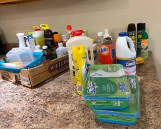 Mystery Lot of Cleaning Supplies More
