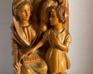 ANRI Holy Family Woodcarving