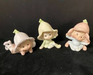 Vintage Homco Porcelain Pixies