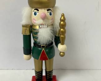 Nutcracker With Gold Scepter