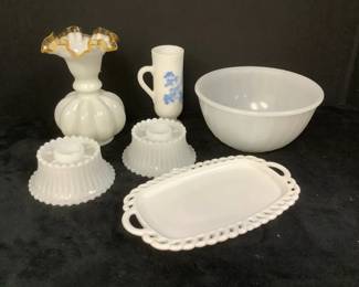 Fire King Milk Glass Bowl More