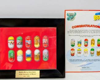 Limited Edition Set Of Christmas Mighty Beanz