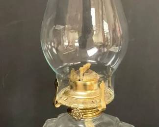 Vintage Glass Lamp LightFarms Oil Lamp