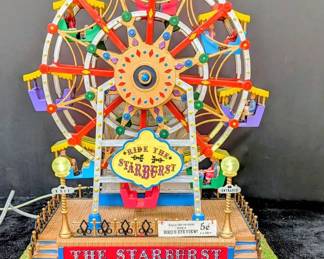 Lemax Ride The Starburst Musical Lighted Ferris Wheel
