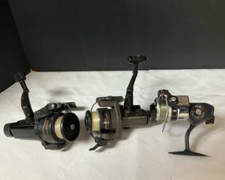 Vintage Ryobi, Shimano, Silstar Spinning Reels