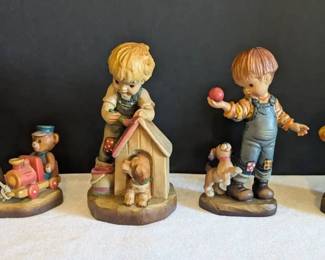 ANRI Playing Boys Figurines
