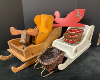Wooden Sleighs More