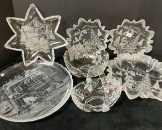 Mikasa Christmas Serving Platters, Serving Bowl, Basket, Serving Platter More