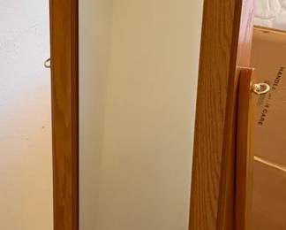 Cheval Mirror with Jewelry Storage