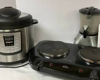 Insta Pot, Rival Double Burner, Hot Beverage Maker