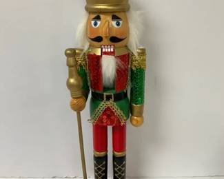 Nutcracker With Gold Staff