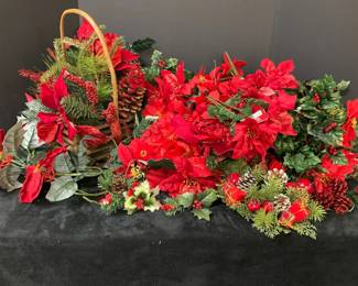 Mystery Lot of Christmas Flowers More